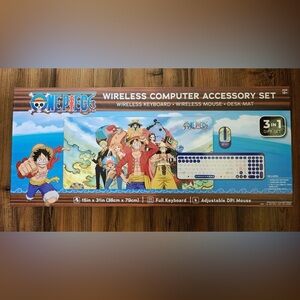 One Piece Wireless Computer Accessory Set - 3-in-1 Gift Bundle